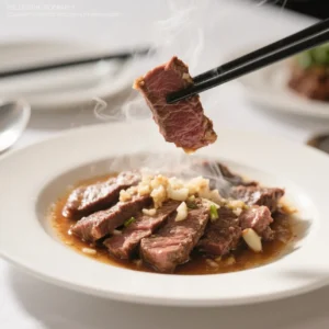 Beef w. Garlic Sauce