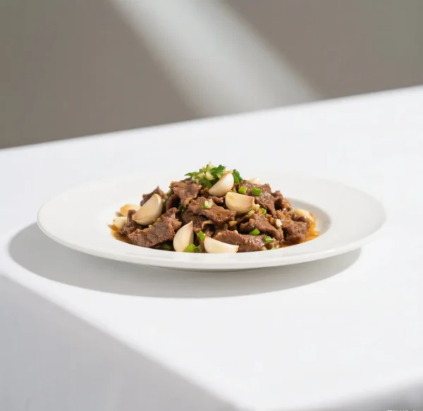 Beef w. Garlic Sauce