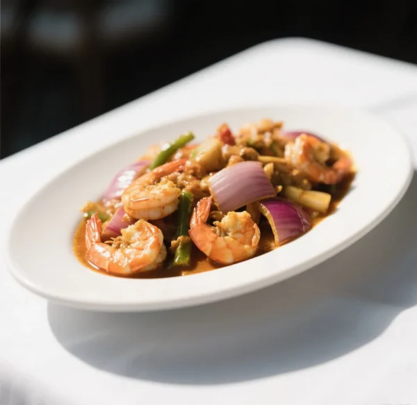 Curry Shrimp w. Onion