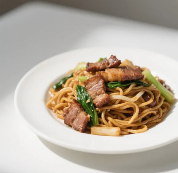 Roast Pork Chow Mein
