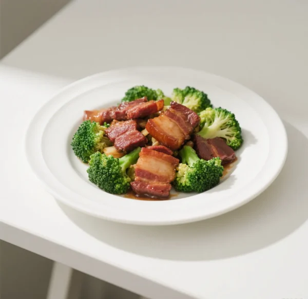 Roast Pork w. Broccoli