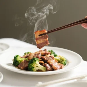 Roast Pork w. Broccoli