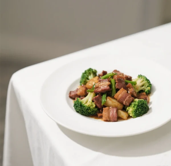 Roast Pork w. Broccoli