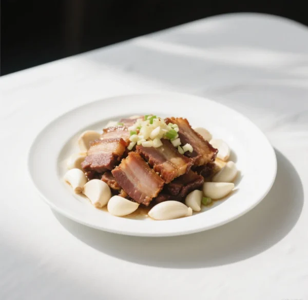 Roast Pork w. Garlic Sauce