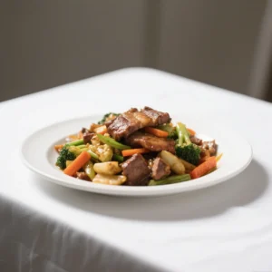 Roast Pork w. Mix Veg
