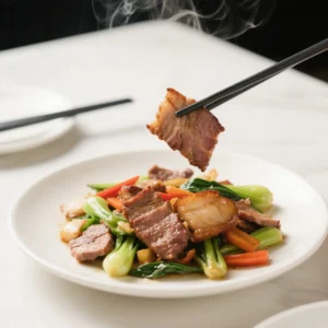 Roast Pork w. Mix Veg