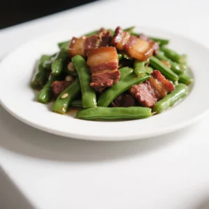Roast Pork w. String Bean