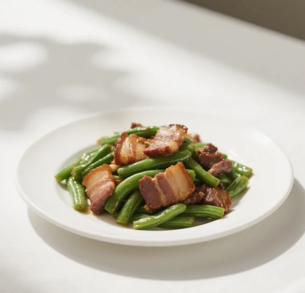Roast Pork w. String Bean